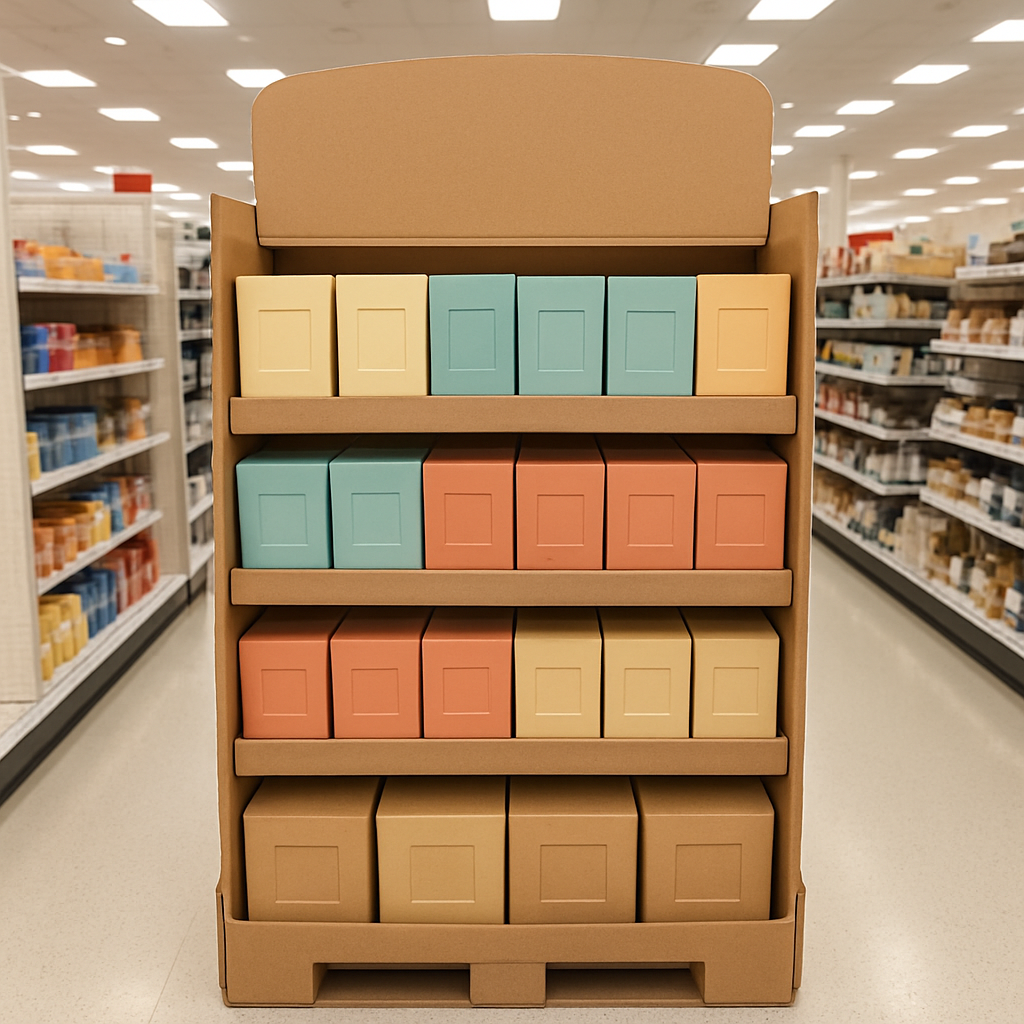Retail-ready end cap display